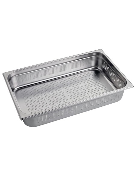 Bac inox perforé GN1/1 Gastro M 100mm - 14,2 L