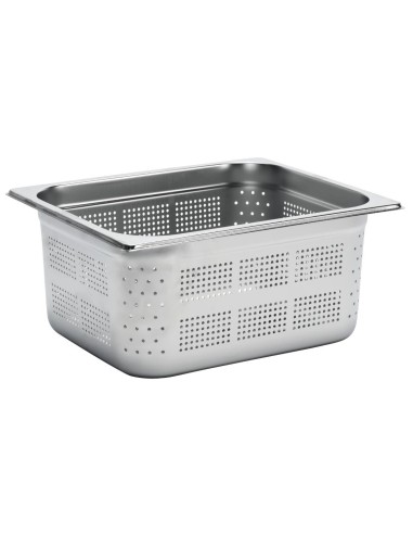 Bac inox perforé GN1/2 Gastro M 150mm - 1,04 L