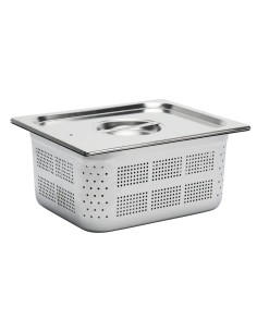 Bac inox perforé GN1/2 Gastro M 150mm - 1,04 L 2