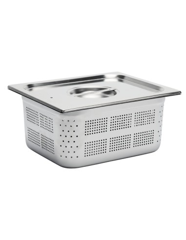 Bac inox perforé GN1/2 Gastro M 150mm - 1,04 L