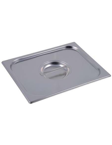 Couvercle GN1/2 Gastro M en inox AISI 304 - 325x265 mm