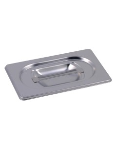 Couvercle GN1/9 Gastro M en inox AISI 304 - 176x108 mm