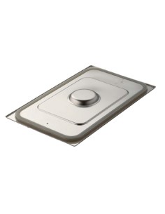 Couvercle GN1/1 avec joint silicone Gastro M - Inox 304