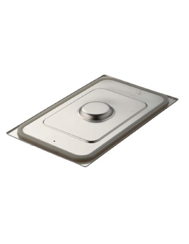 Couvercle GN1/1 avec joint silicone Gastro M - Inox 304