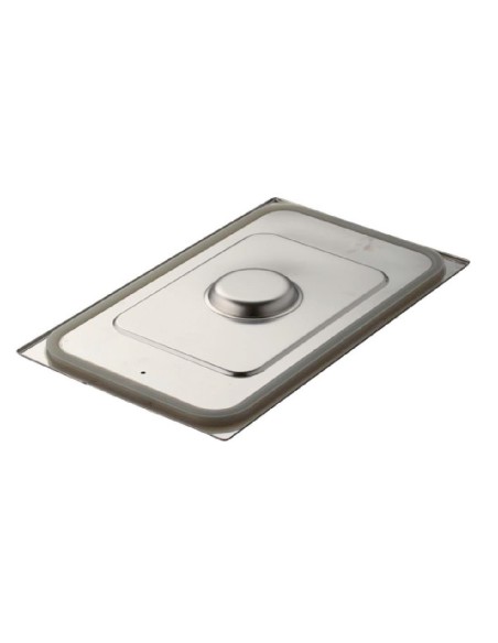 Couvercle GN1/1 avec joint silicone Gastro M - Inox 304
