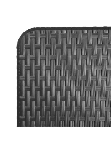 Table pliante Bolero noire - 125 kg - Intérieur/extérieur