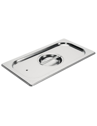 Couvercle GN1/3 inox avec joint silicone - Gastro M