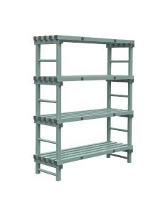 Rayonnage Euro Jackstack 1400x500 mm - 4 étagères