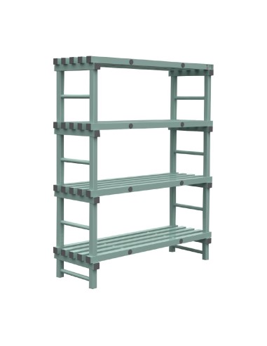 Rayonnage Euro Jackstack 1400x500 mm - 4 étagères