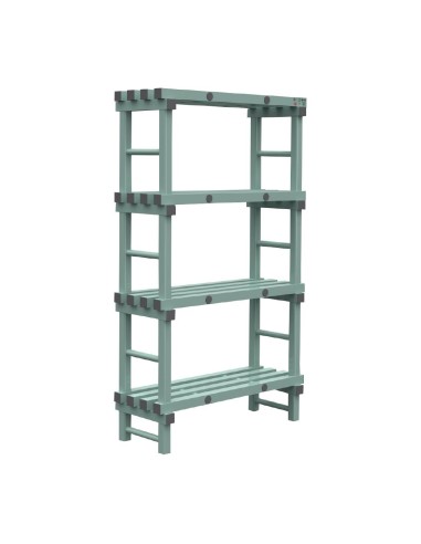 Rayonnage Euro Jackstack 1000x400 mm - 4 étagères