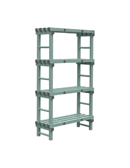 Rayonnage Euro Jackstack 1000x400 mm - 4 étagères
