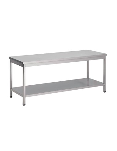 Table inox Gastro M 1400x600 - préparation professionnelle