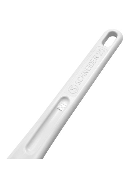 Spatule Schneider 250mm - Nylon blanc, résistance 220°C