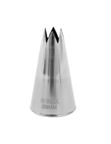 Douille inox cannelée Schneider 9mm - 45x25 mm