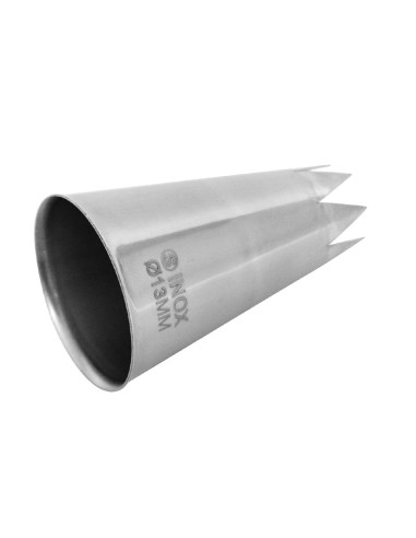 Douille inox cannelée Schneider 13mm - 10g