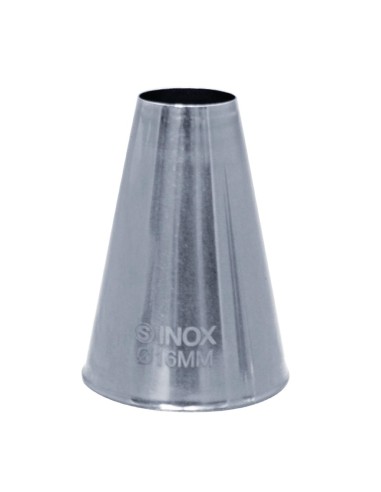 Douille inox unie Schneider 16mm - 12g - Argent