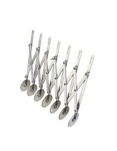 Rouleau multicoupe extensible Schneider 7 roulettes - inox