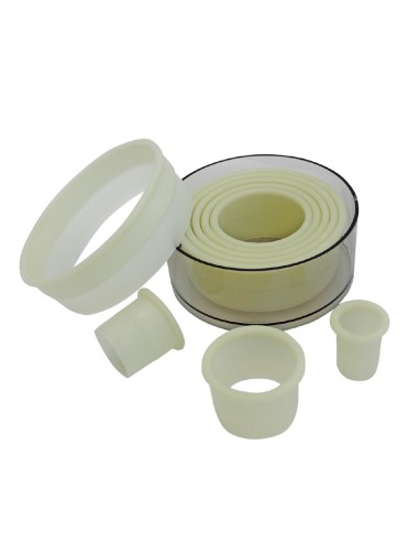Boîte de 9 découpoirs ronds lisses Schneider - Nylon 20-100 mm