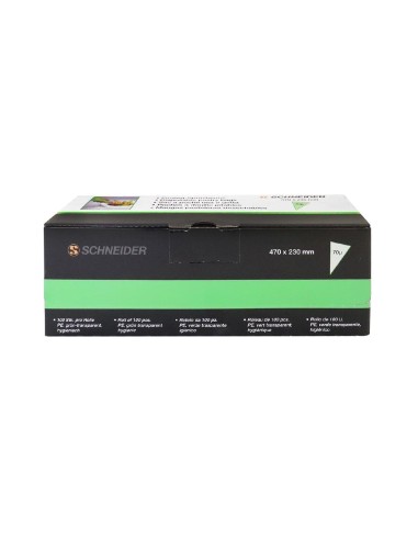 Poches à douilles jetables Schneider vertes 470mm - lot de 100
