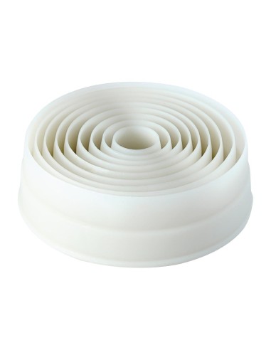 Boîte de 9 découpoirs ronds lisses Schneider - Nylon 20-100 mm