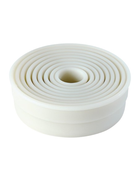Boîte de 9 découpoirs ronds lisses Schneider - Nylon 20-100 mm