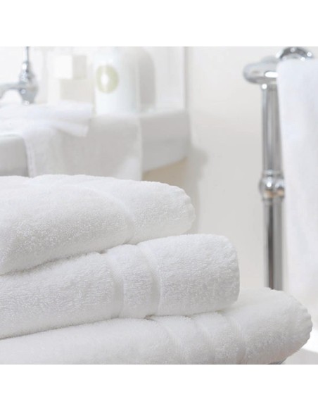 Drap de bain blanc Comfort Nova Mitre - 1000x1500 mm
