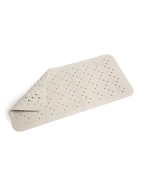 Tapis de bain antidérapant blanc Mitre Essentials