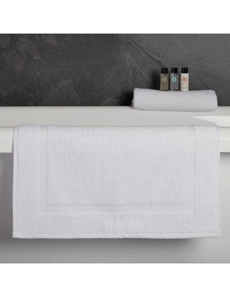 Tapis de bain Mitre Essentials Capri blanc 500x760 mm