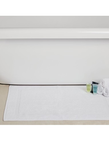 Tapis de bain Mitre Essentials Capri blanc 500x760 mm