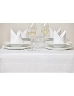 Nappe blanche Mitre Luxury 1370 mm - Coton égyptien 2