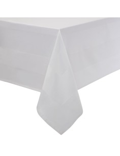 Nappe blanche bande de satin Mitre Luxury 1140x1140 mm