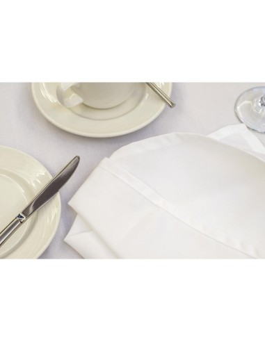 Nappe ronde blanche Mitre Essentials 3050 mm