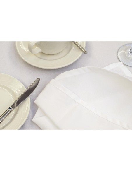 Nappe ronde blanche Mitre Essentials 3050 mm