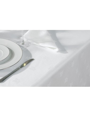 Nappe rectangulaire blanche Mitre Luxury Luxor 1780x3650 mm