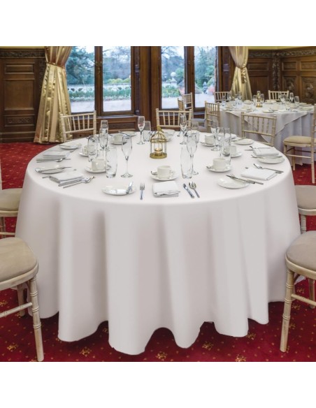 Nappe ronde blanche Mitre Essentials 2300mm - CHR