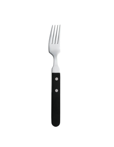 Fourchette à steak Amefa 196mm - lot de 12 noir