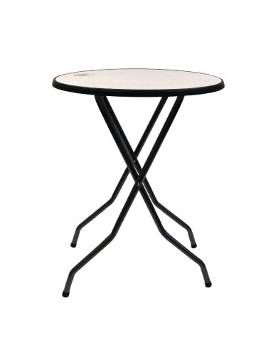 Mange-debout Ardennen 85 cm - Table haute pliante gris