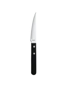 Couteau à steak Amefa 217mm manche noir - lot de 12 2