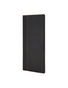 Porte-addition contemporain Securit noir - 235x130 mm
