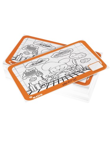 Sets de table à colorier pour enfants Dining Kids - lot de 200