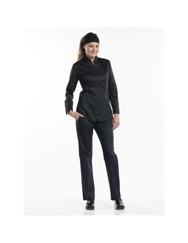 Veste de cuisine femme Chaud Devant Monza noire XL