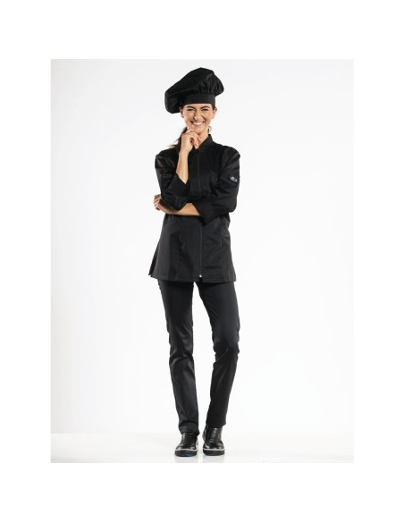 Veste de cuisine femme Chaud Devant Monza noire XL
