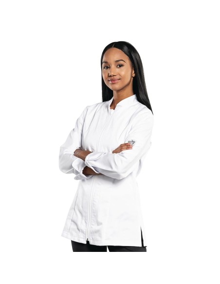 Veste de cuisine femme Chaud Devant Monza blanche M