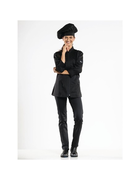 Veste de cuisine femme Chaud Devant Monza noire XXXL