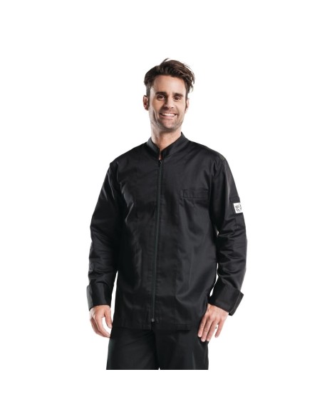 Veste de cuisine mixte Chaud Devant Monza L - noir