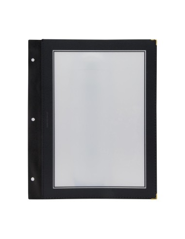 Inserts noirs A4 pour protège-menus Securit - lot de 5
