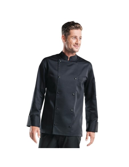 Veste de cuisine Chaud Devant Roma noire L