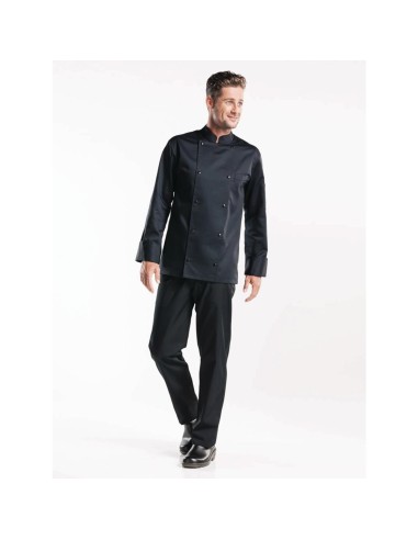 Veste de cuisine Chaud Devant Roma noire L