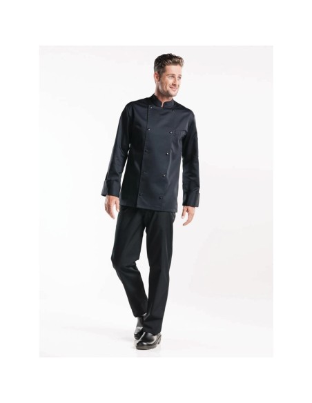 Veste de cuisine Chaud Devant Roma noire L