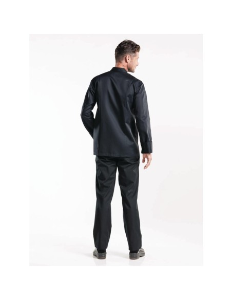 Veste de cuisine Chaud Devant Roma noire XL - coupe droite